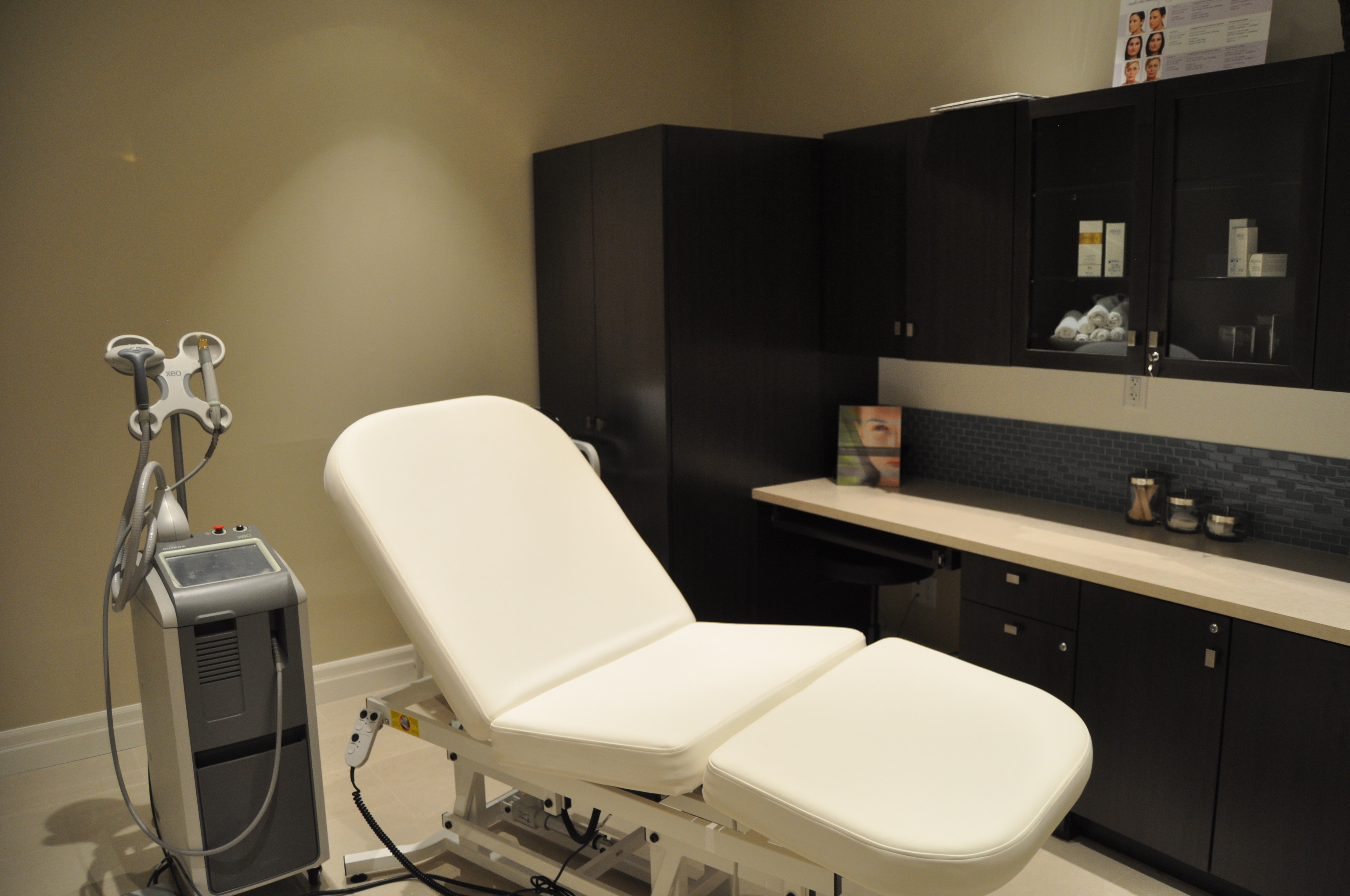 Laser Skin Treatment Room At DermaSpa Ajax Pickering