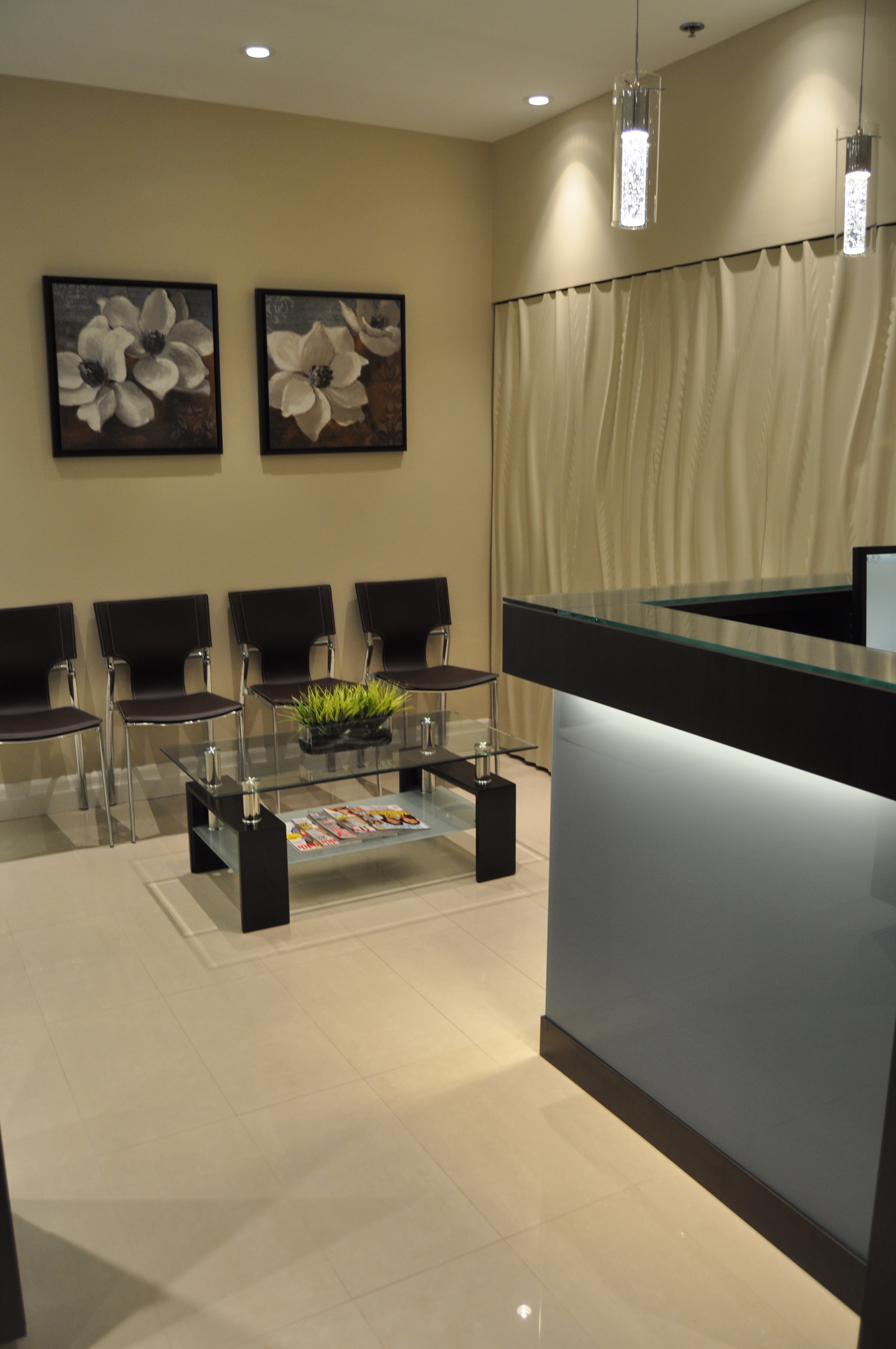 Reception area of Botox Juvederm and Dermal Filler Clinic In Ajax Pickering